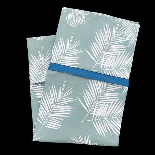 Green Palm Leaves Standard Pillowcase