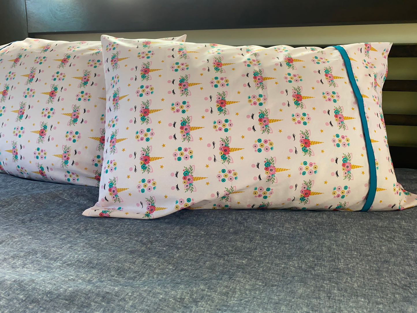Pink Unicorn Lashes Standard Pillowcase