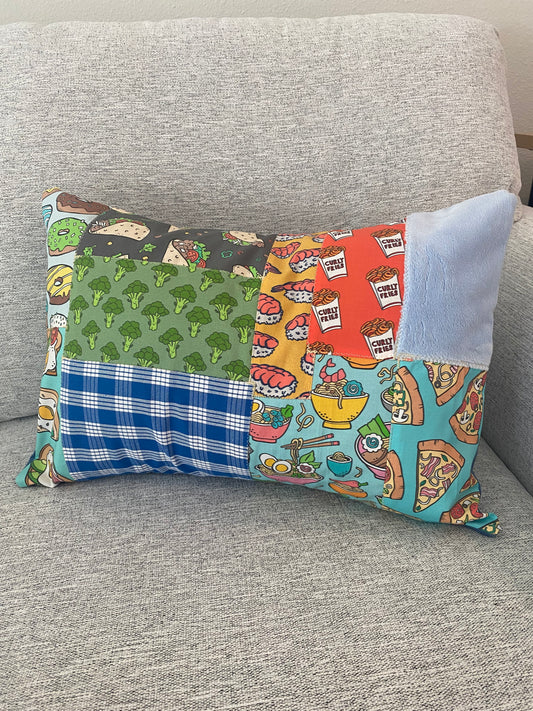 Blue Patchwork Keiki Pillowcase