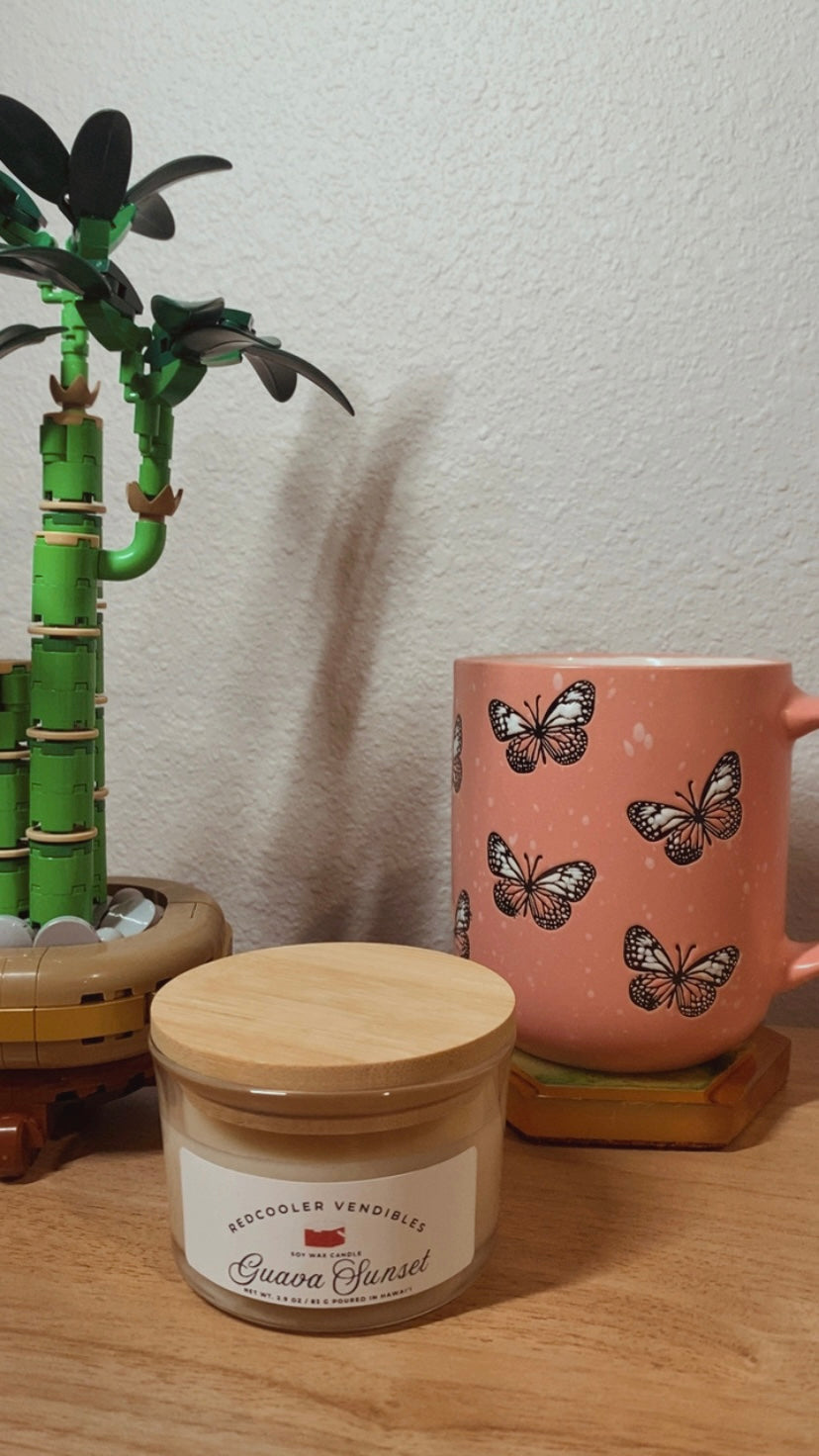 Guava Sunset Soy Wax Candle