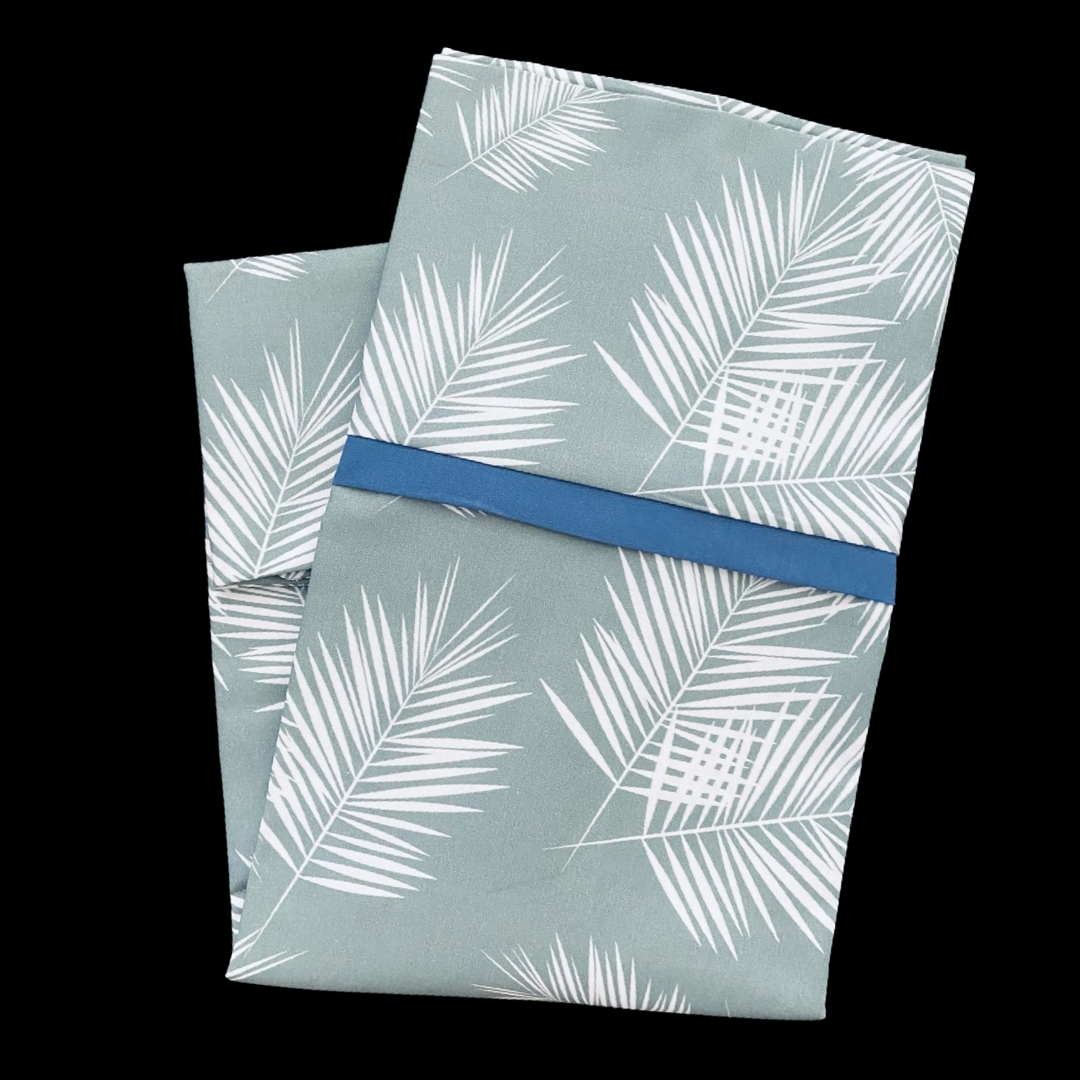 Green Palm Leaves Standard Pillowcase