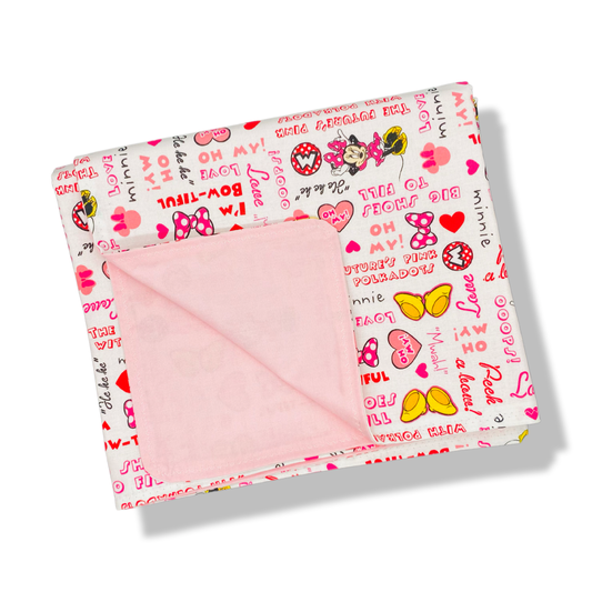 Minnie Mouse Cotton Baby Blanket