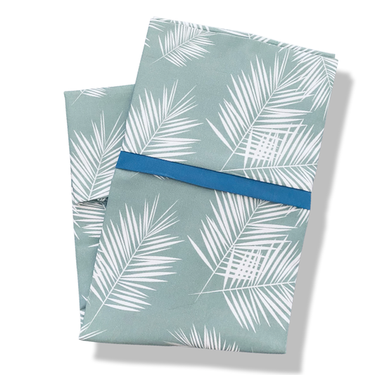 Green Palm Leaves Standard Pillowcase