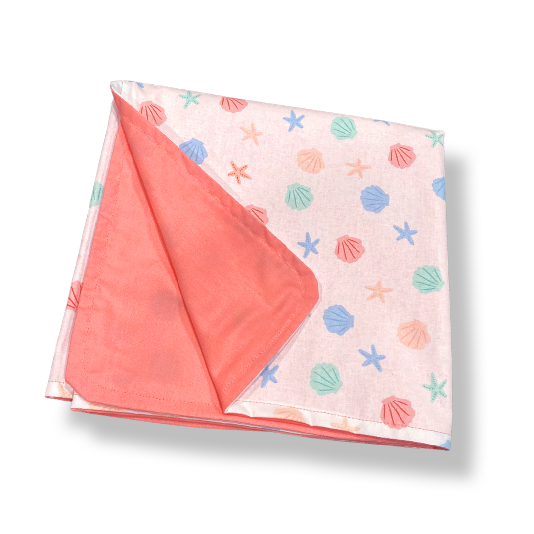 Pink Ariel Cotton Baby Blanket