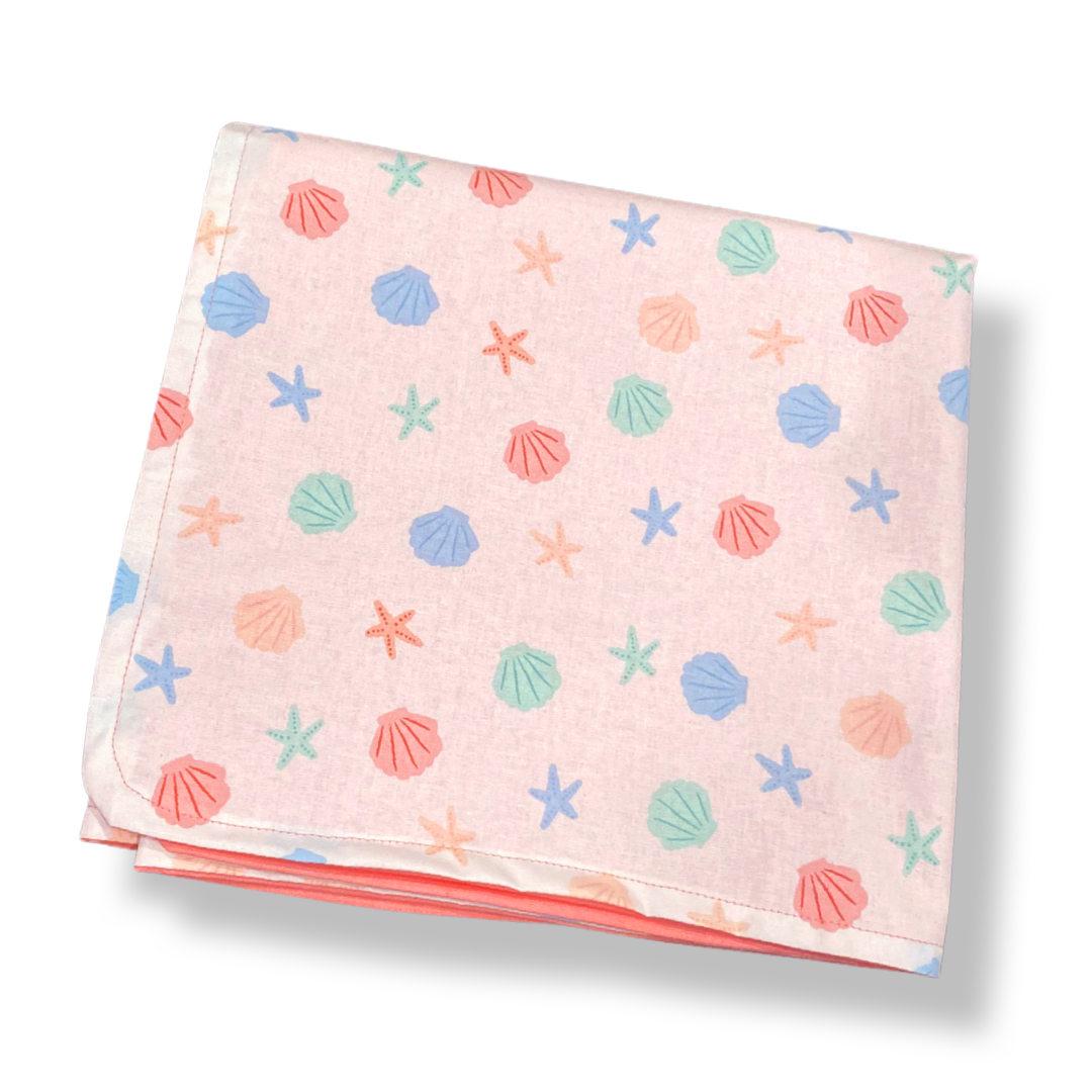 Pink Ariel Cotton Baby Blanket