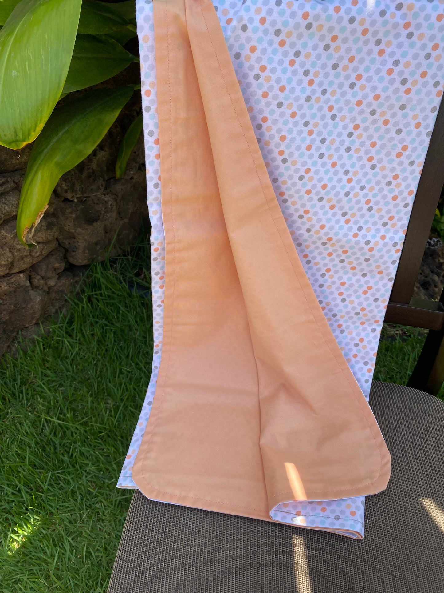 Jojo Peach Cotton Baby Blanket