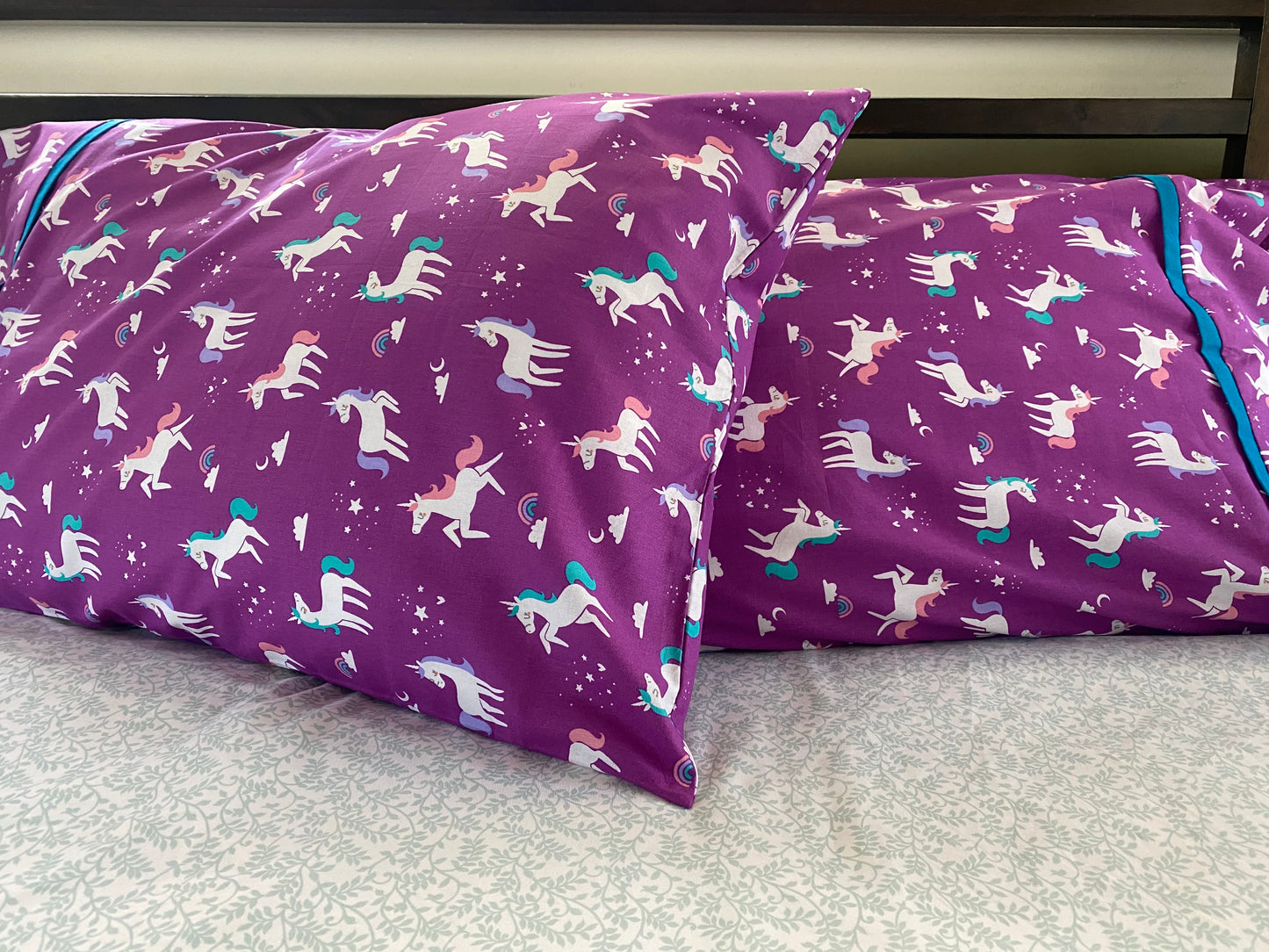 Purple Unicorn Dreams Standard Pillowcase