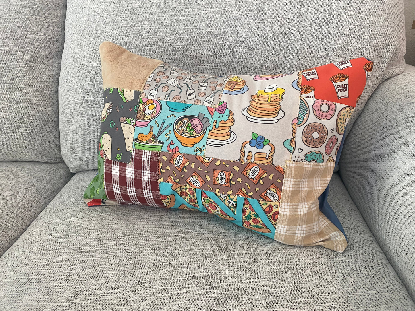 Patchwork "C" Keiki Pillowcase
