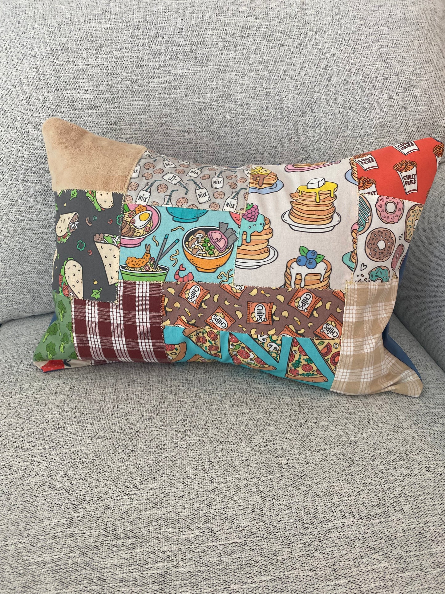 Patchwork "C" Keiki Pillowcase