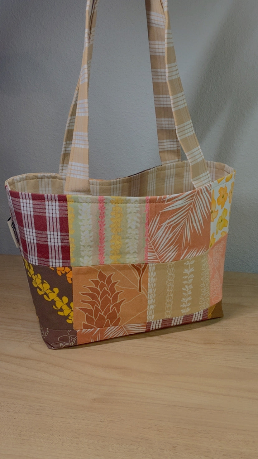 Mākuʻe Patchwork Reversible Tote Bag