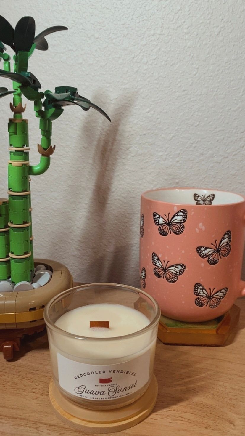Guava Sunset Soy Wax Candle