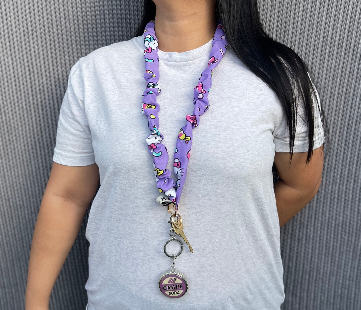 Hello Kitty Scrunchie Lanyard
