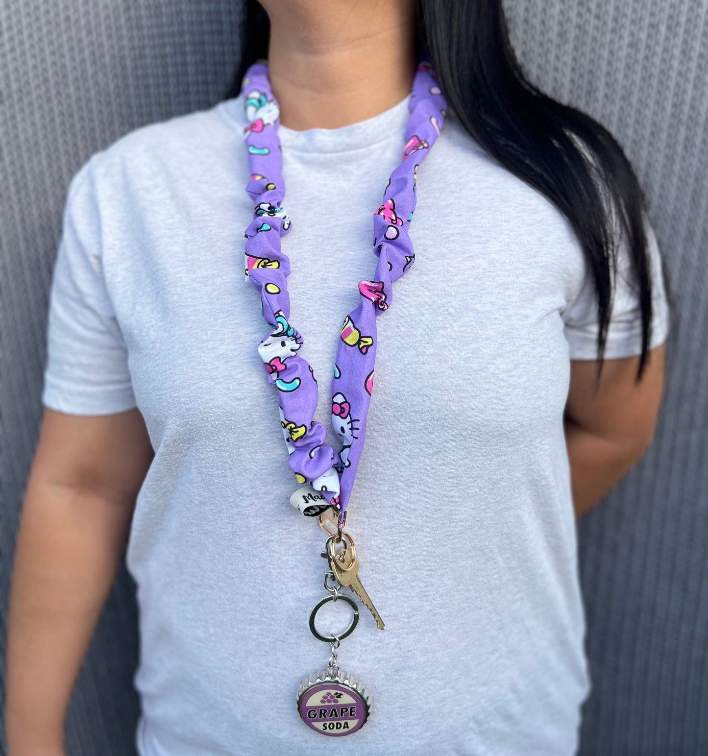 Hello Kitty Scrunchie Lanyard