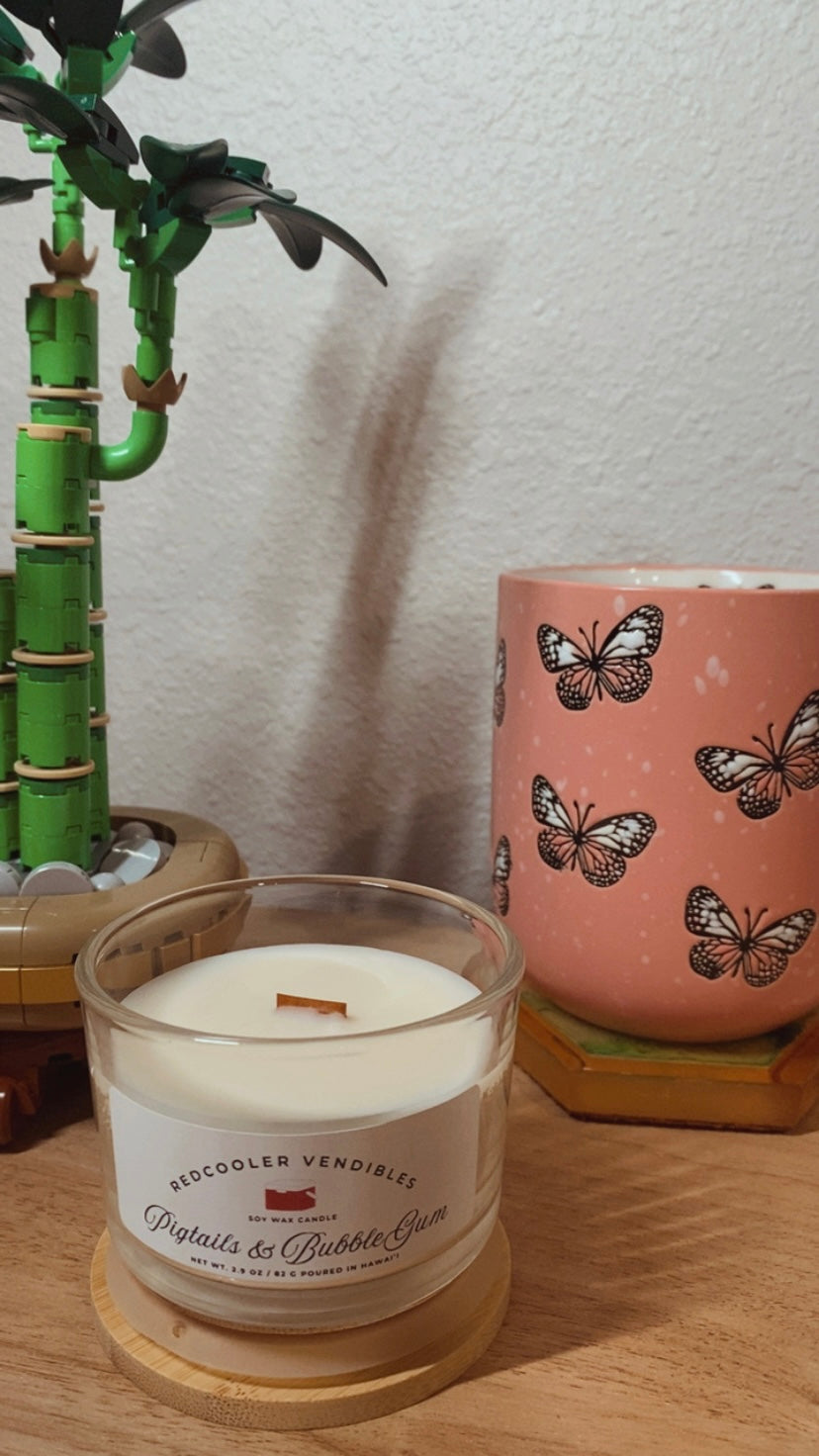 Pigtails & Bubblegum Soy Wax Candle