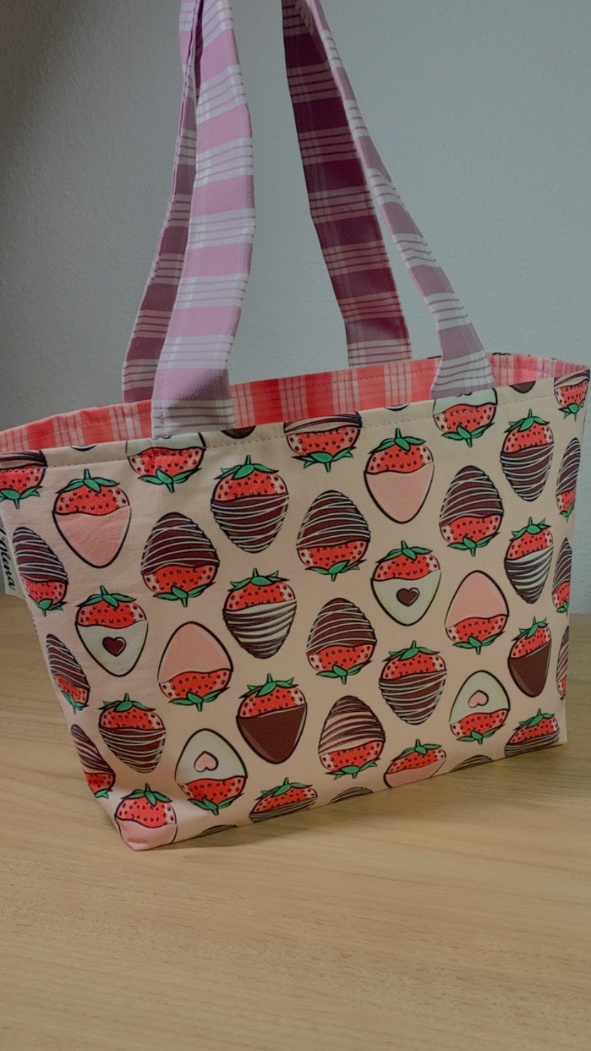 Strawberry Luvah's Reversible Tote Bag