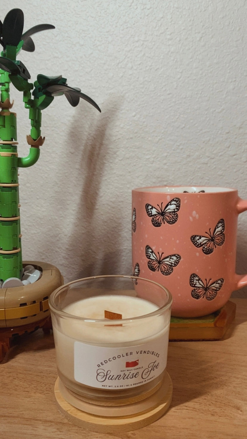 Sunrise Joe Soy Wax Candle