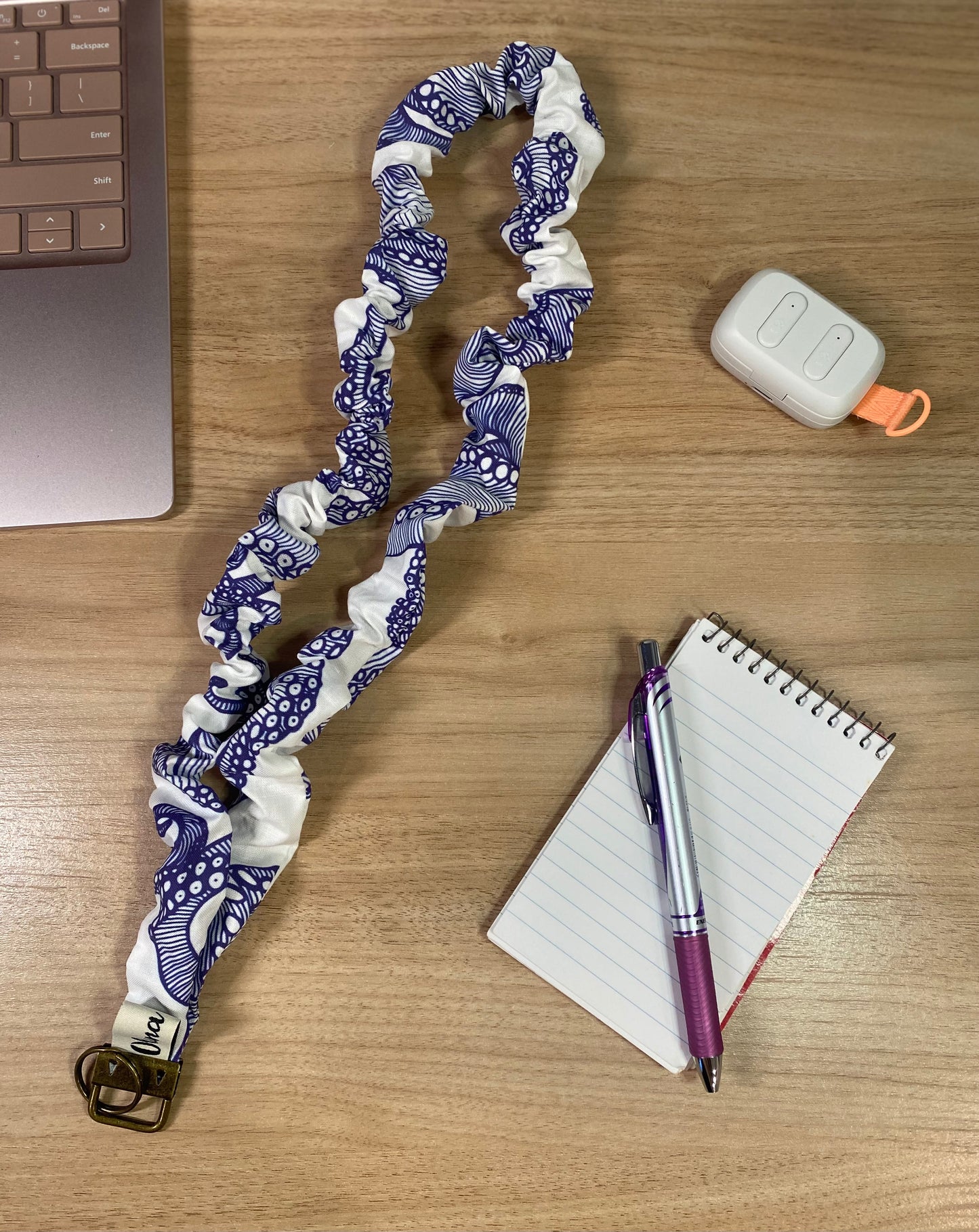 Tako Scrunchie Lanyard