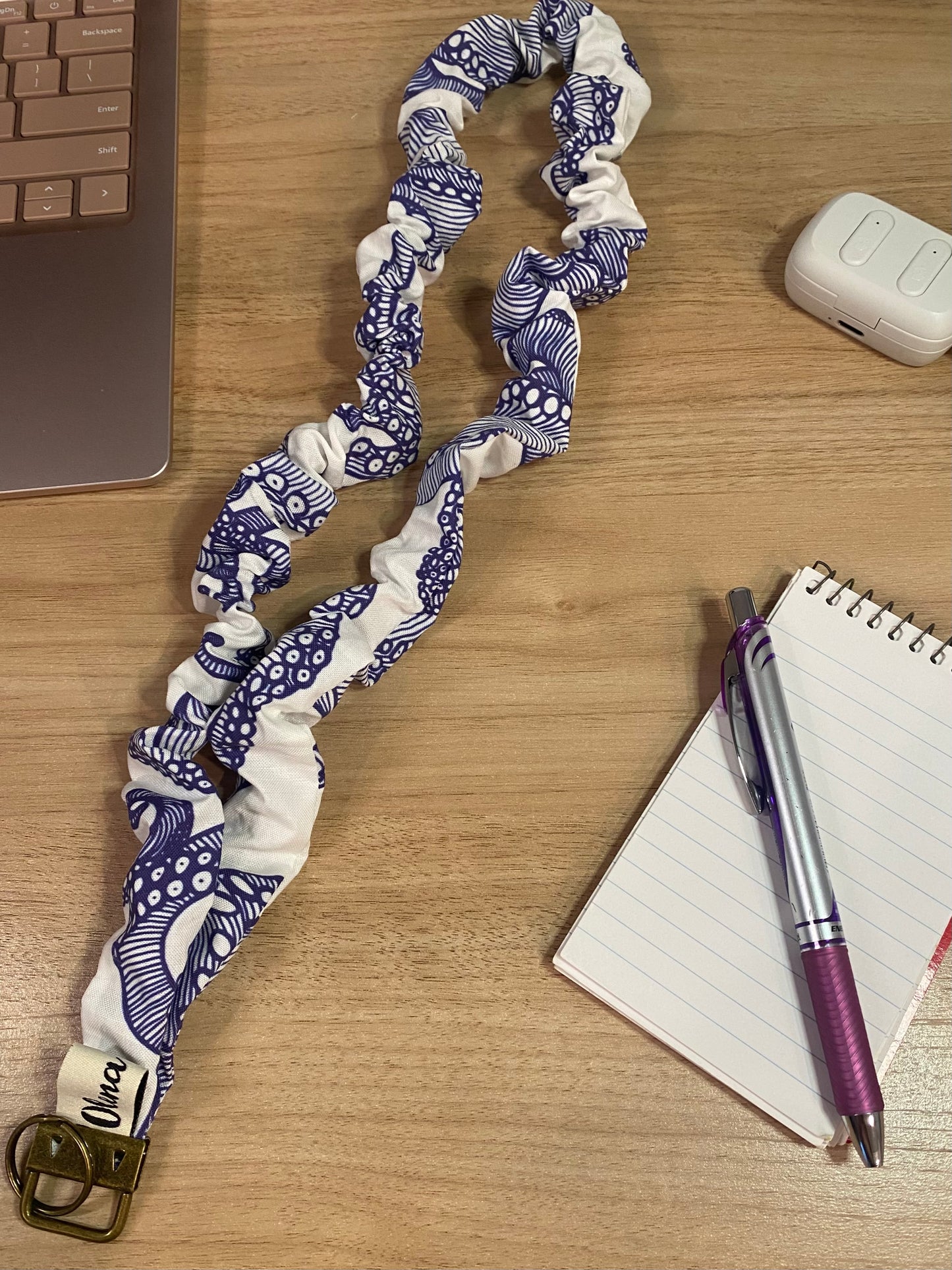 Tako Scrunchie Lanyard