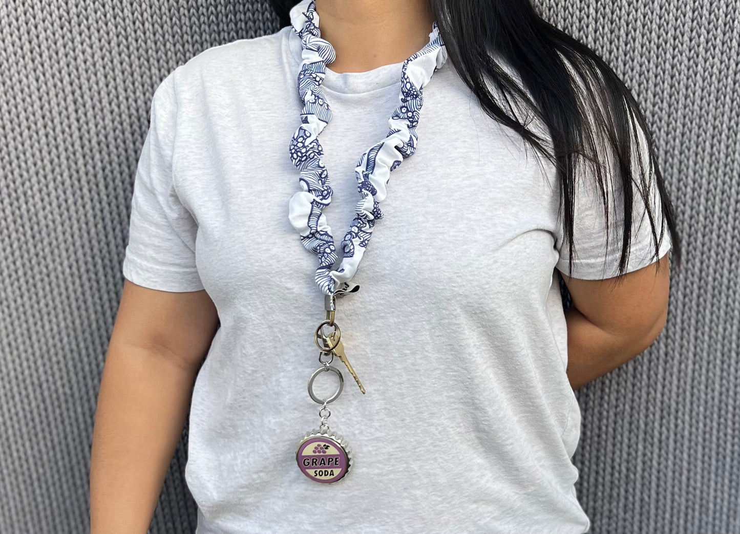Tako Scrunchie Lanyard